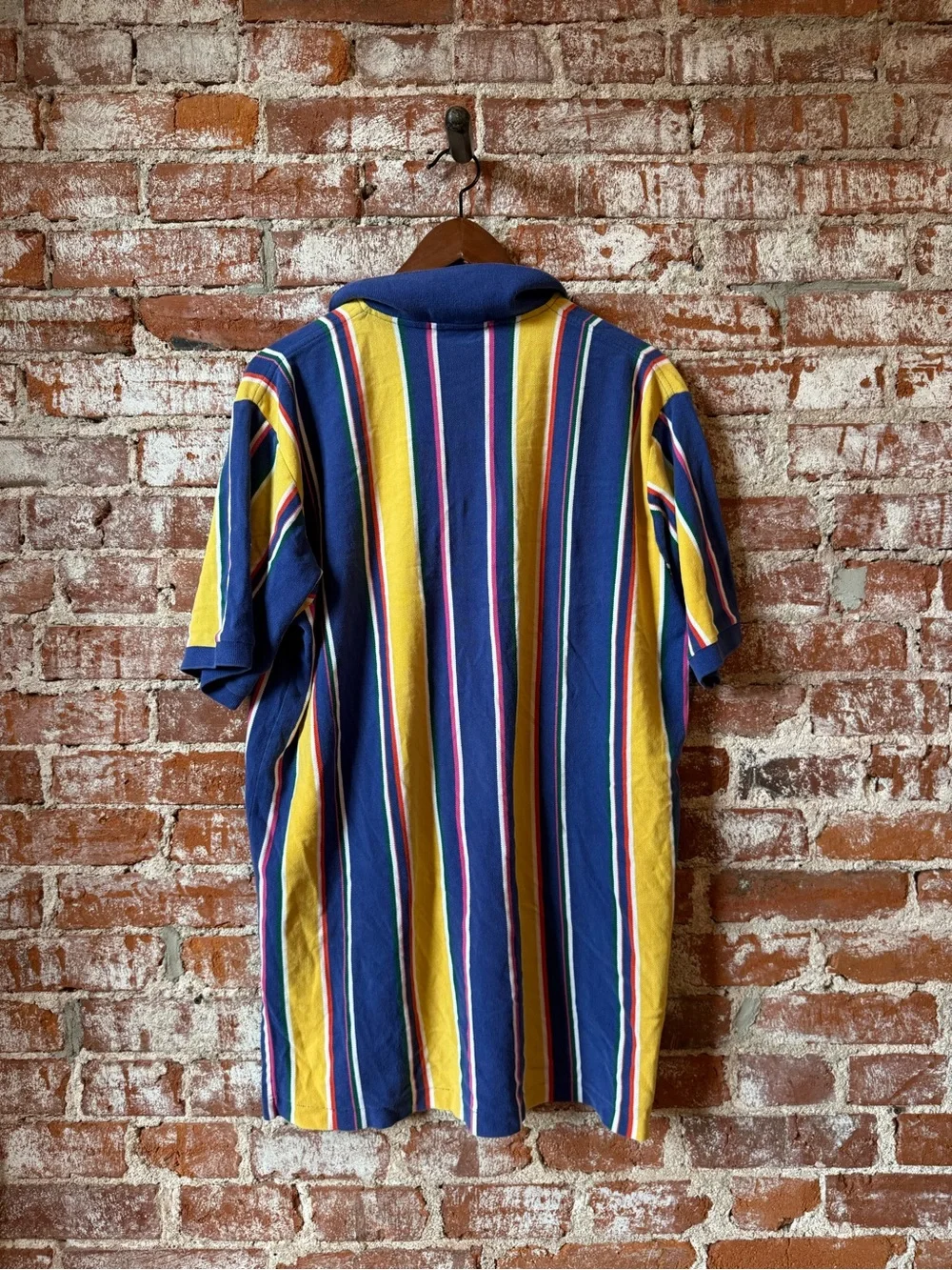 VTG 90s Polo Ralph Lauren Vertical Stripe Color Block xl